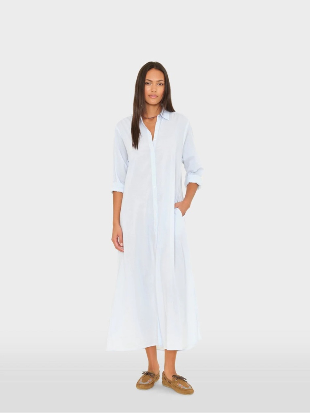 NWT Xirena Boden maxi dress skylight light blue, size XS